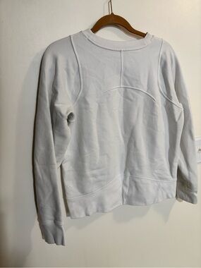lululemon White Crewneck Sweatshirt